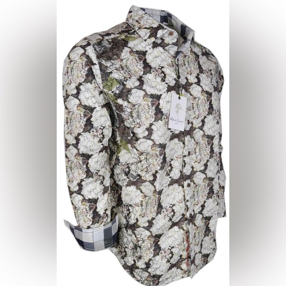 Robert Graham | Golden Tunnel | Long Sleeve Sport Shirt | Size: L - Picture 1 of 5